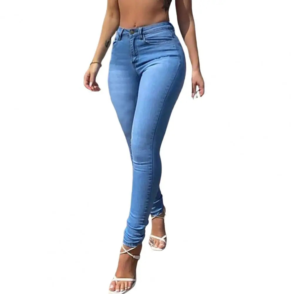 Women Denim Skinny Jeans High Waist Push Up Pants