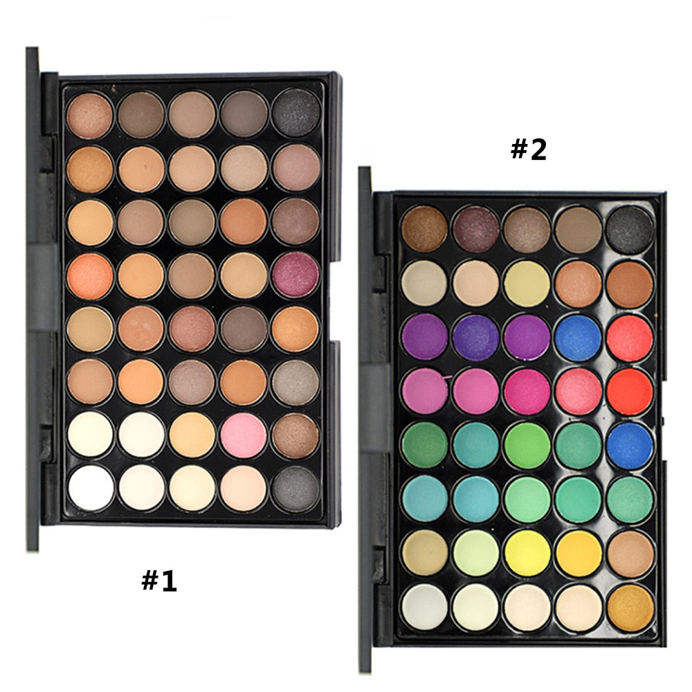 Juego de maquillaje de paleta de sombras de ojos de 40 colores