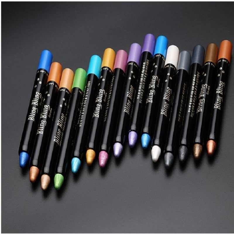 15 Color Pearlescent Eyeshadow Pencils