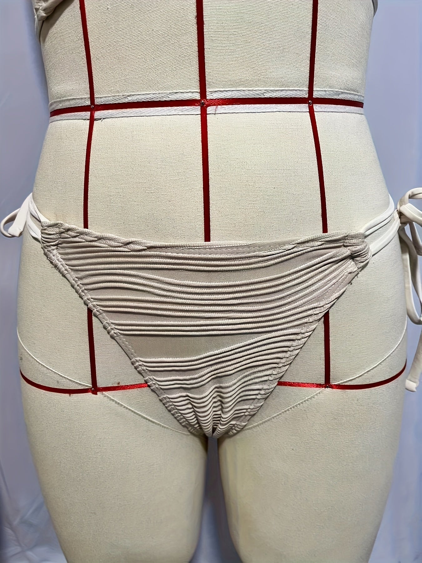 Asymmetric One Shoulder Criss Cross 2 Piece Set Bikini, Bow Tie Ruched Fabric Tie Back Swimsuits, Women's Swimwear & Clothing