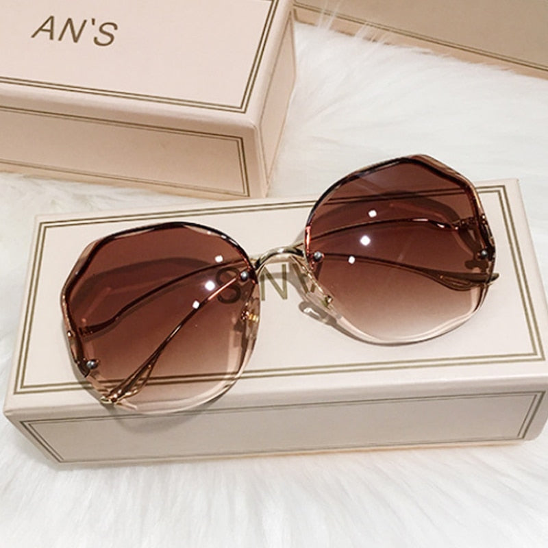 2022 Luxury Round Gradient Sunglasses