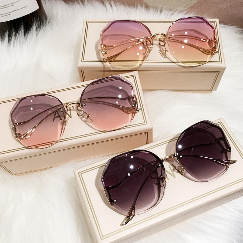2022 Luxury Round Gradient Sunglasses