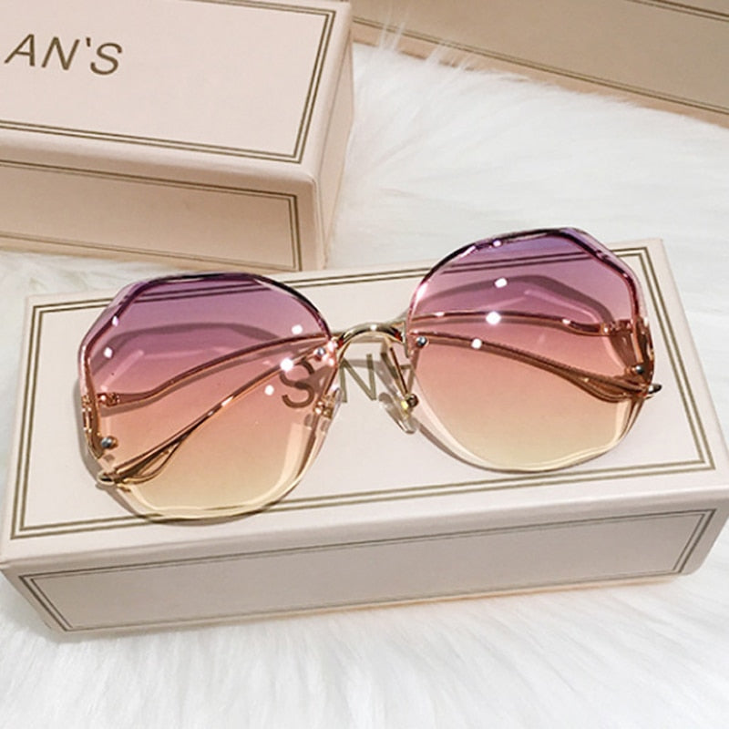 2022 Luxury Round Gradient Sunglasses