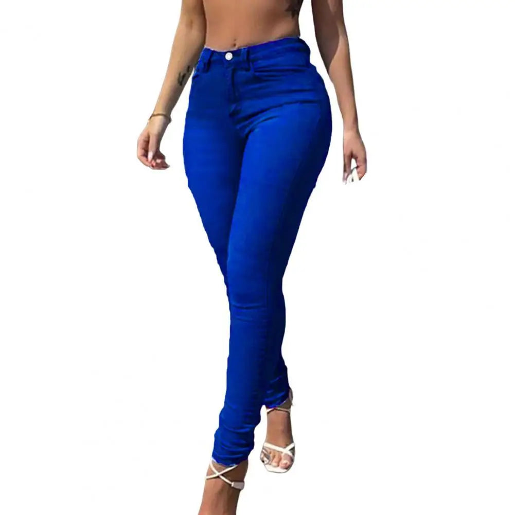 Women Denim Skinny Jeans High Waist Push Up Pants