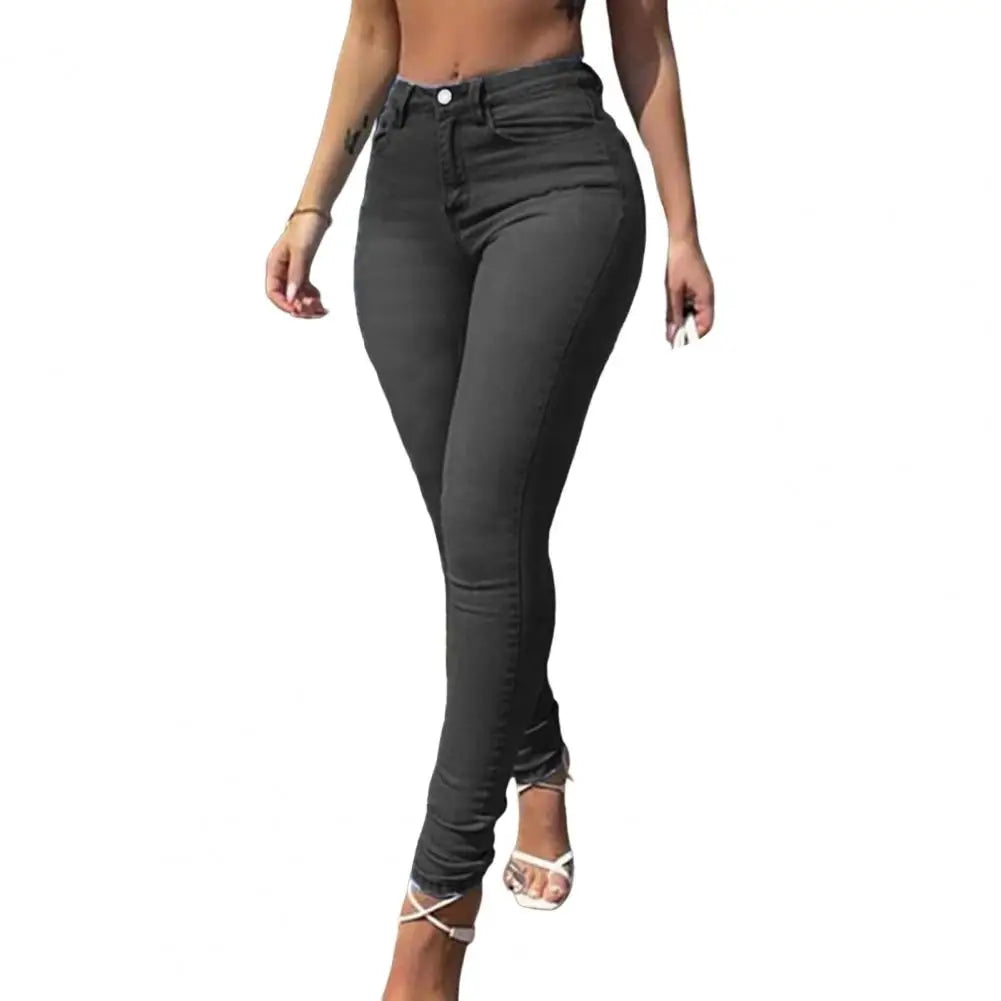 Women Denim Skinny Jeans High Waist Push Up Pants
