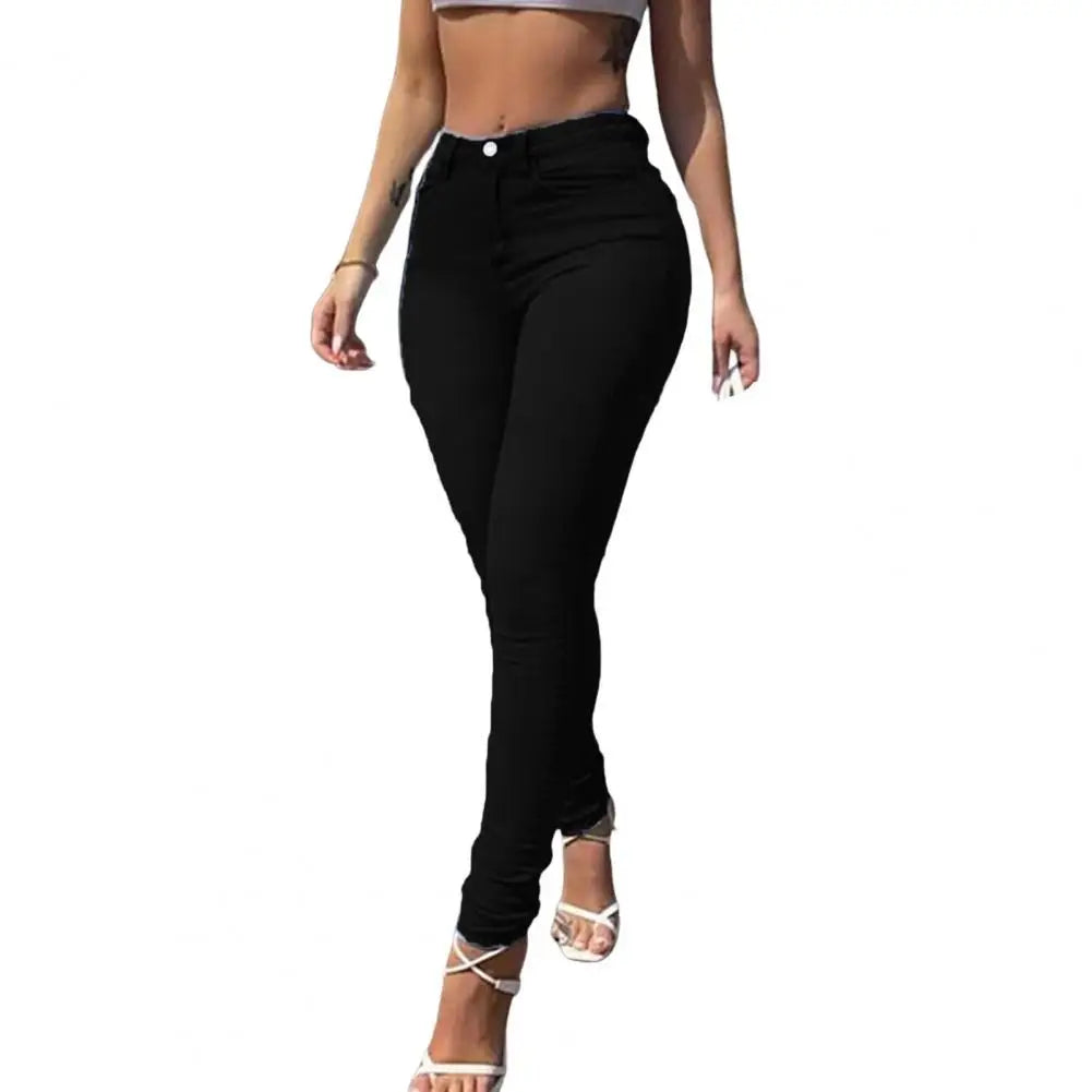 Women Denim Skinny Jeans High Waist Push Up Pants