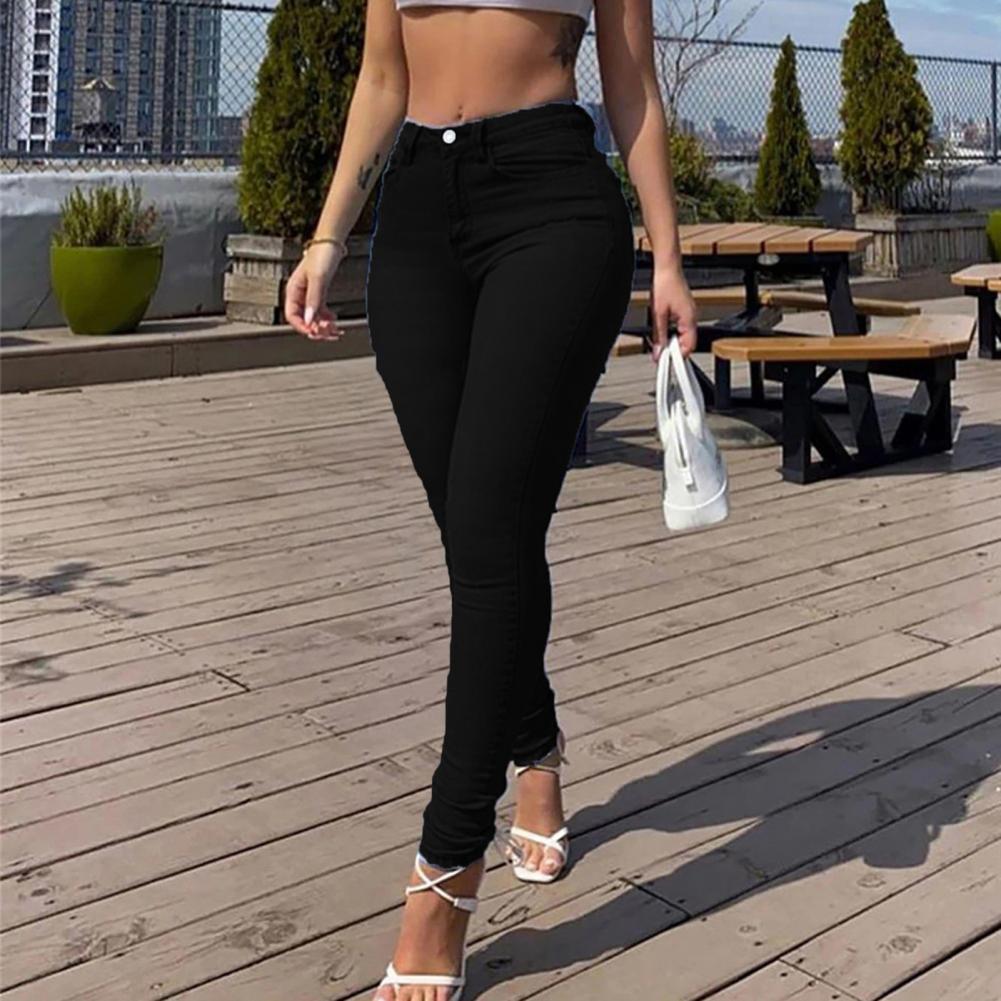Women Denim Skinny Jeans High Waist Push Up Pants