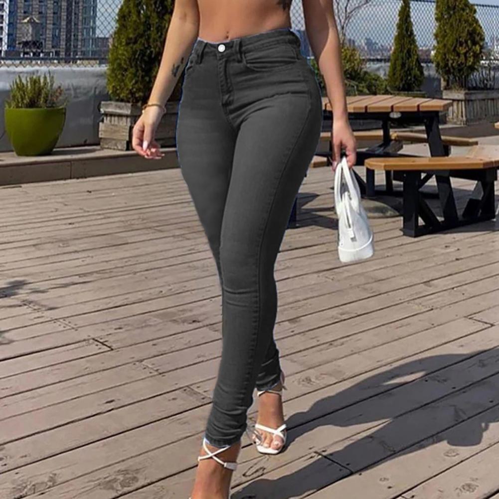 Women Denim Skinny Jeans High Waist Push Up Pants