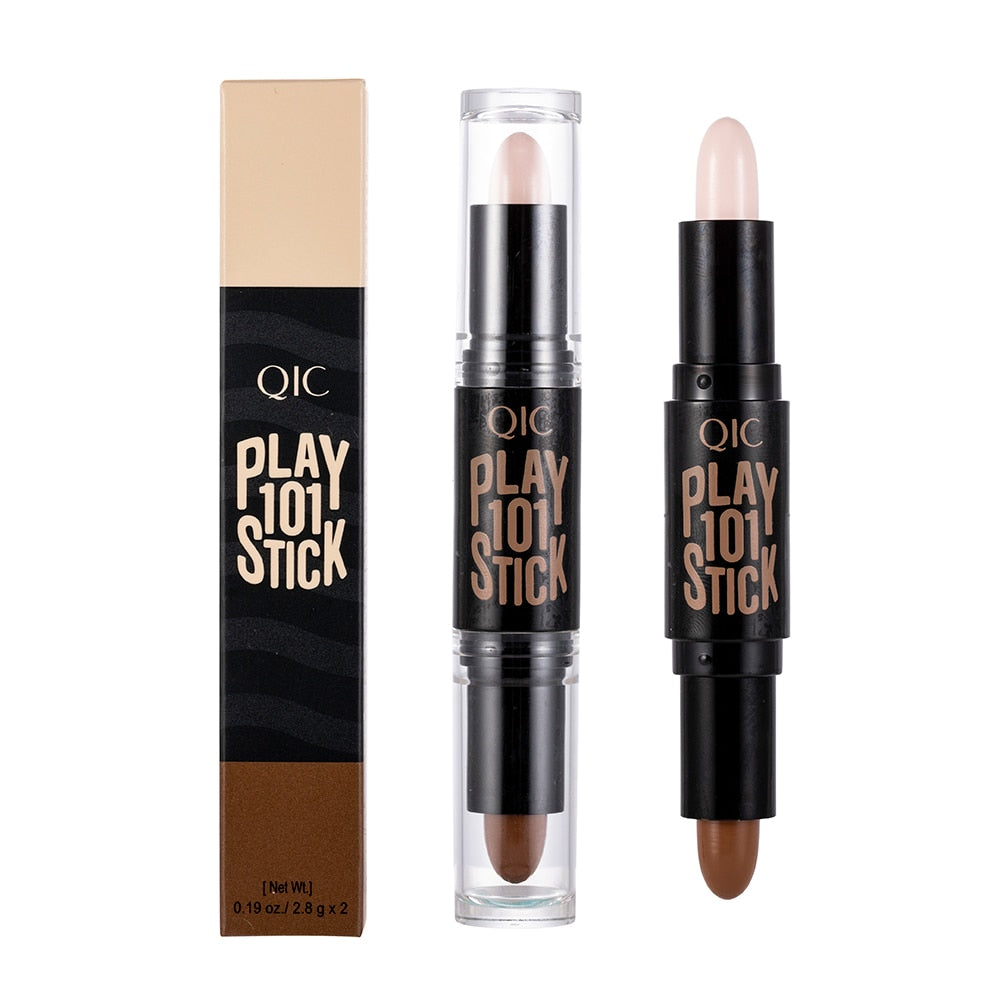 New Lady Facial Highlight Foundation Base Contour Stick Beauty Make Up Face Powder Cream Shimmer