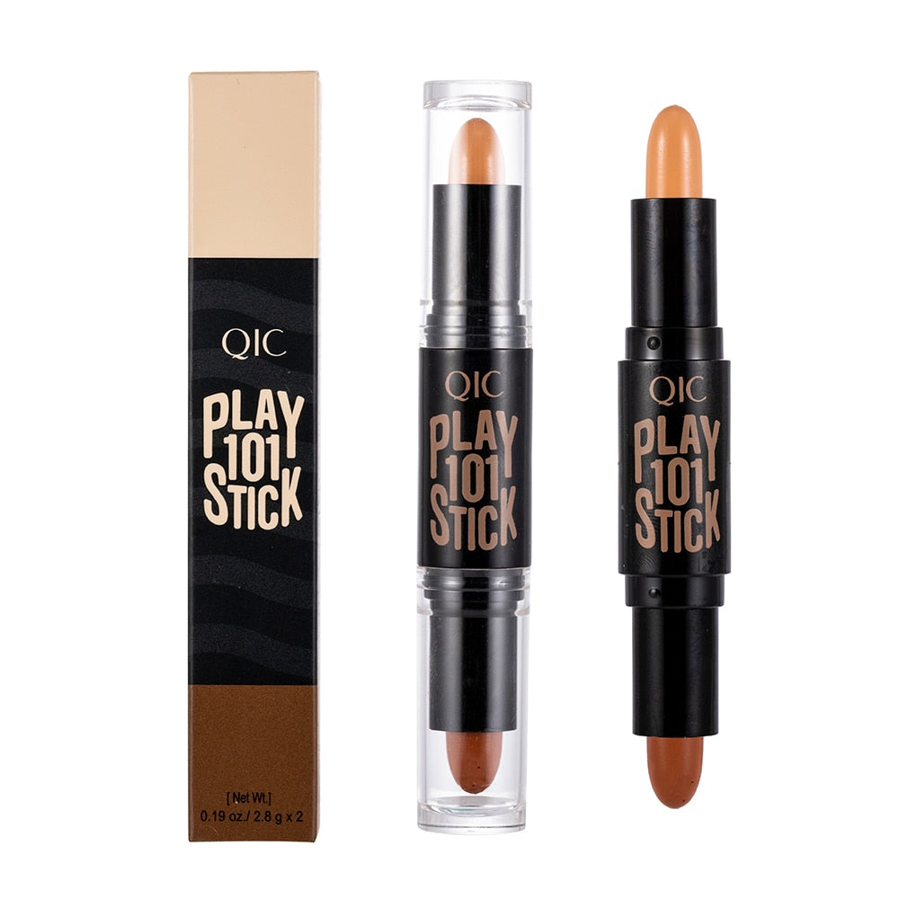 New Lady Facial Highlight Foundation Base Contour Stick Beauty Make Up Face Powder Cream Shimmer