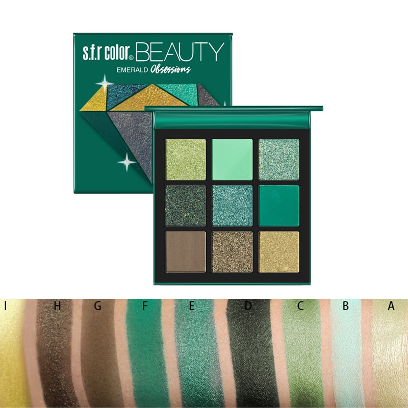 9 色裸色眼影彩妆盘