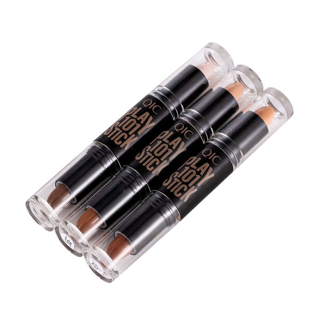 New Lady Facial Highlight Foundation Base Contour Stick Beauty Make Up Face Powder Cream Shimmer