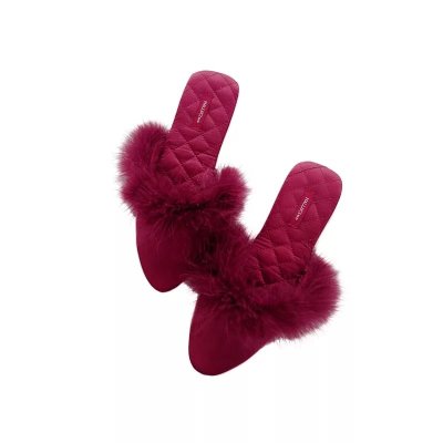 Lovely Women Flip Flop Pointed Toe Home Soft Slippers