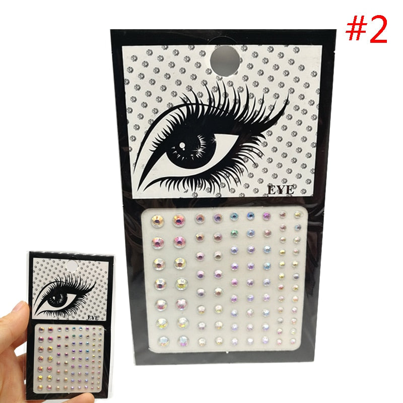 Makeup Diamond Eyes Face Festival DIY Body Crystal Gems