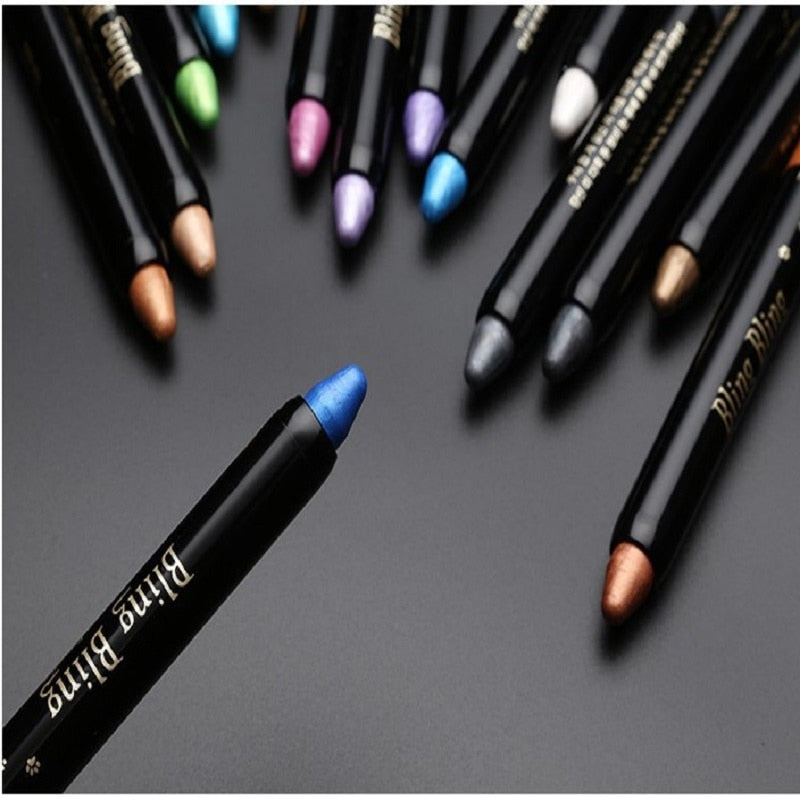 15 Color Pearlescent Eyeshadow Pencils