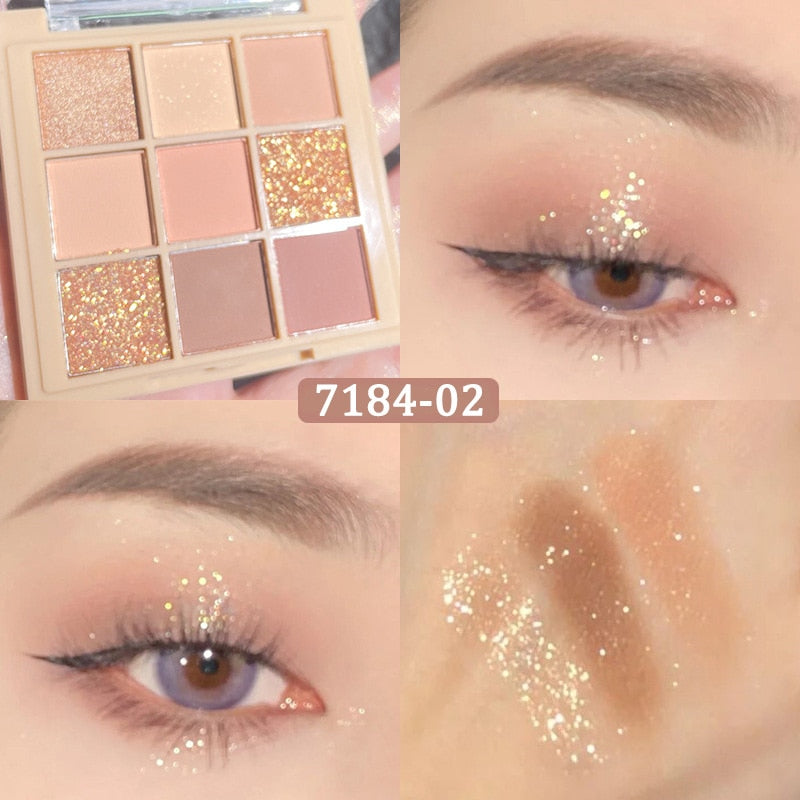 20 Colors Eyeshadow Palette Pearly Matte