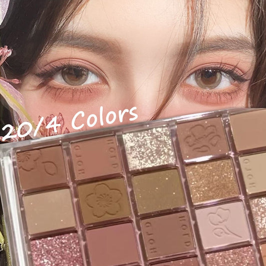 20 Colors Eyeshadow Palette Pearly Matte