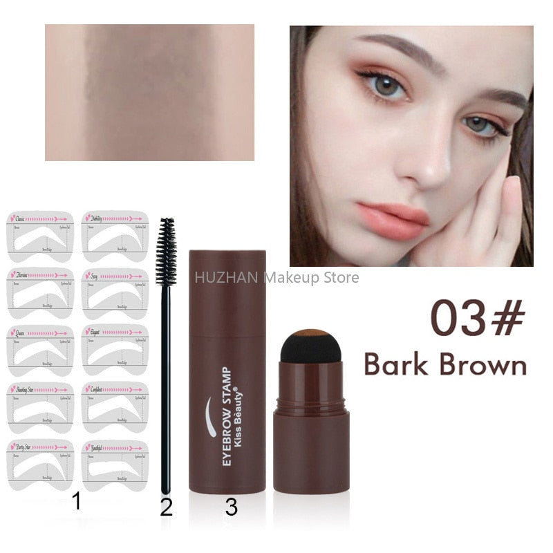 Professional Eyebrow Stamp Shaping Kit With Eyebrow Trimmer Tools