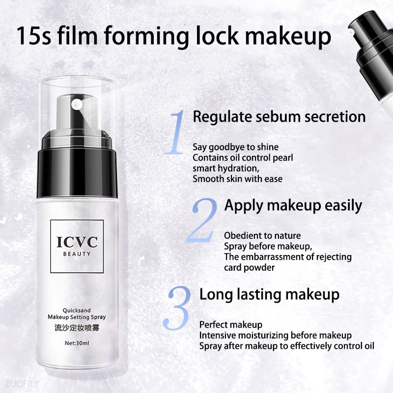Makeup Setting Spray Moisturizing Long Lasting Foundation Fixer