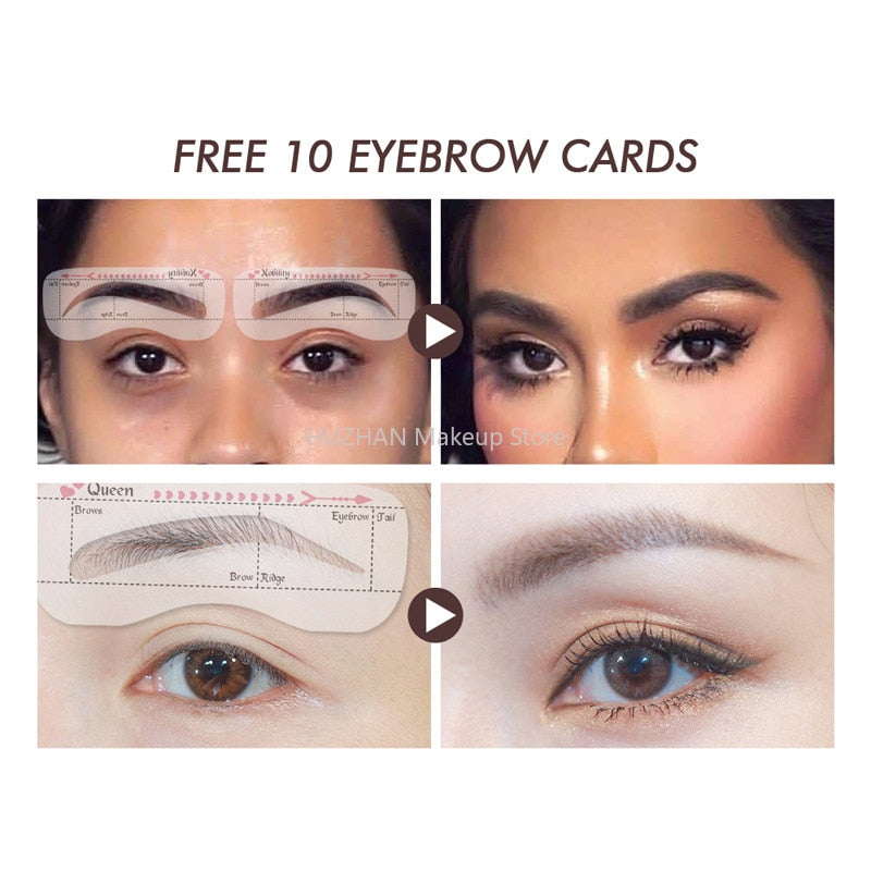 Professional Eyebrow Stamp Shaping Kit With Eyebrow Trimmer Tools